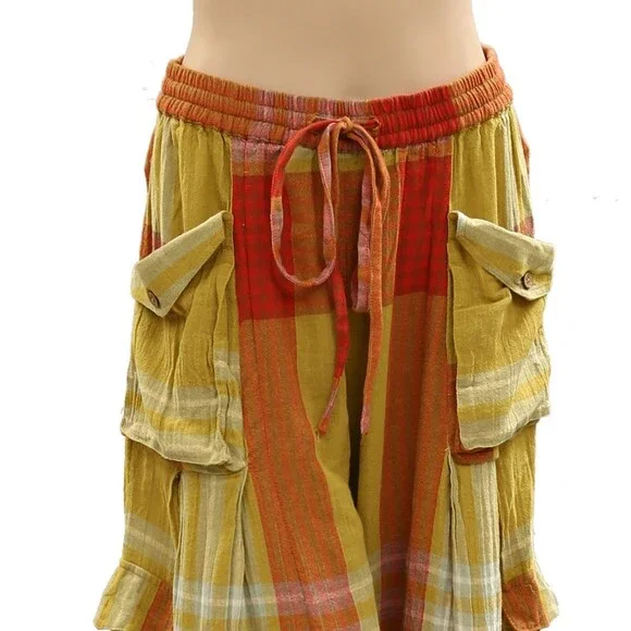 Free People Free Est Crafted Cargo Pants Balloon Utility Oversized XS New 284692